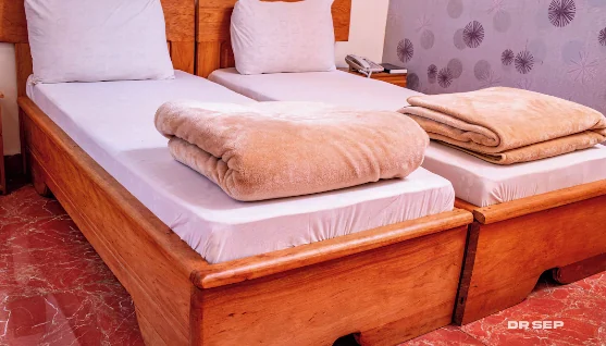Chambre à deux lits simples