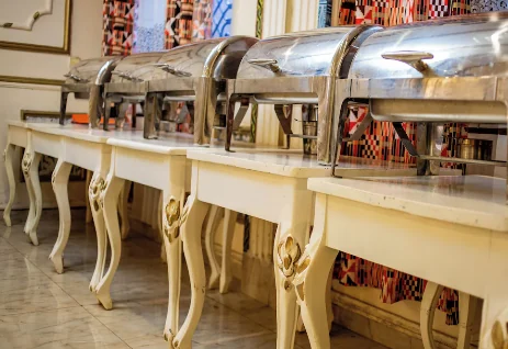 Buffet du restaurant de l'hôtel